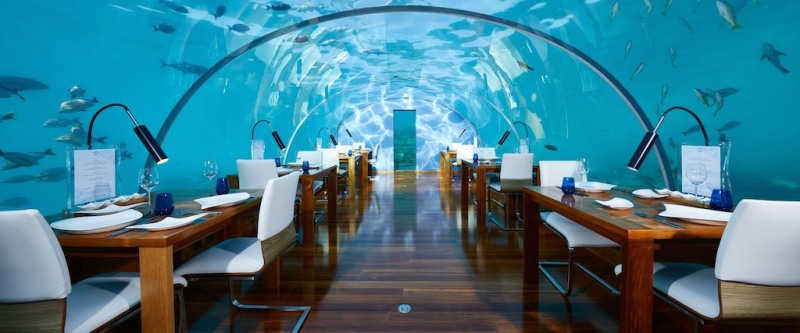 6 Underwater Restaurants in the Maldives